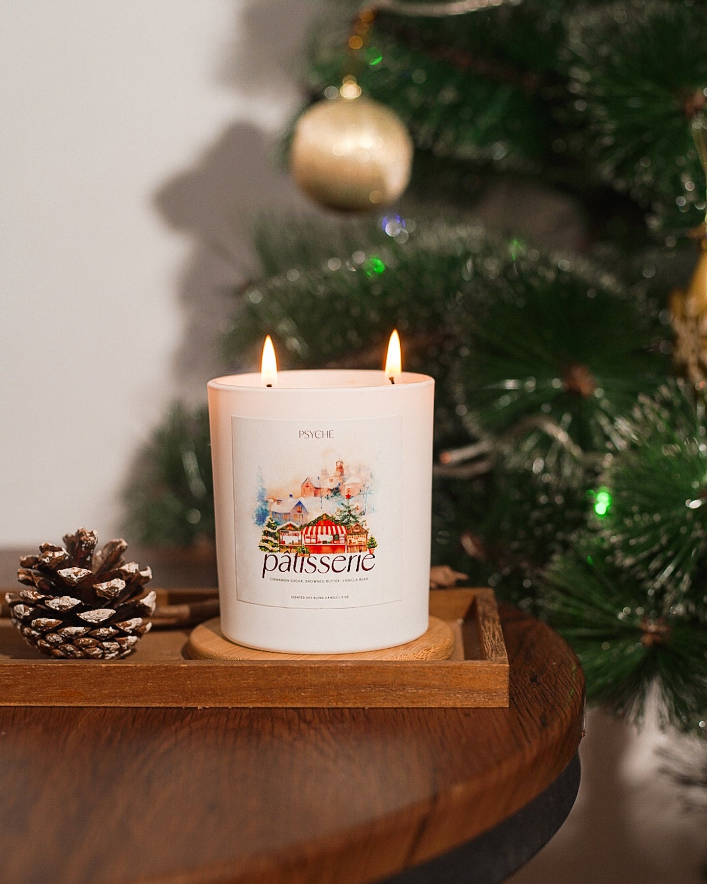 Pâtisserie Christmas Candle