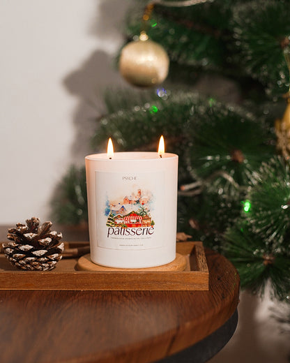 Pâtisserie Christmas Candle