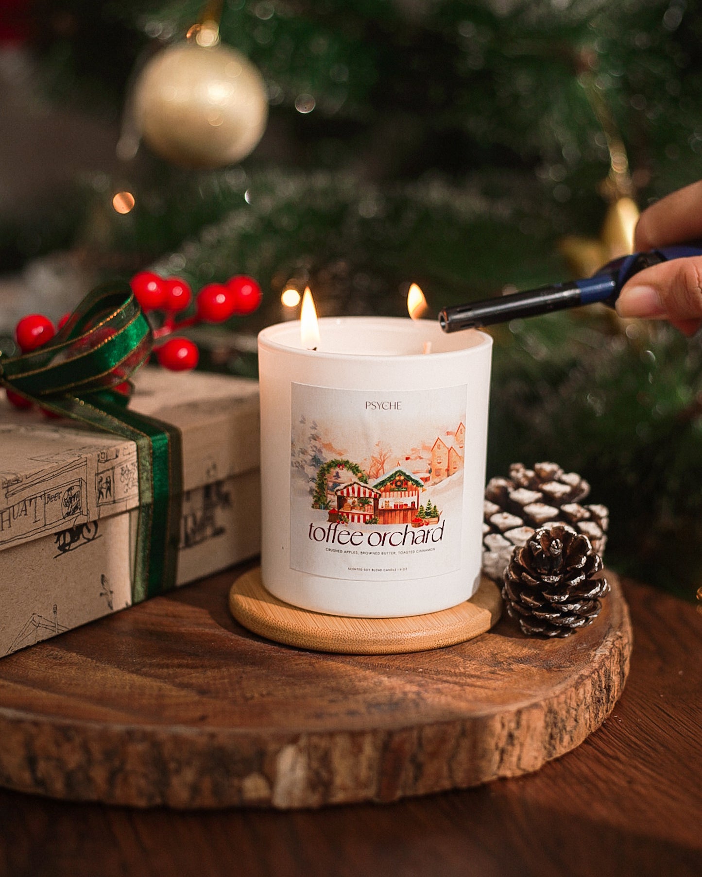 Toffee Orchard Christmas Candle