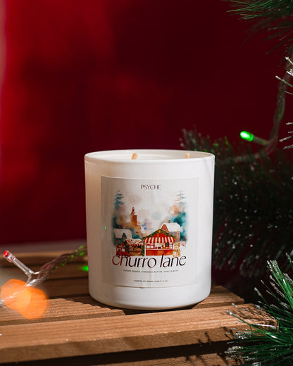 Churro Lane Christmas Candle