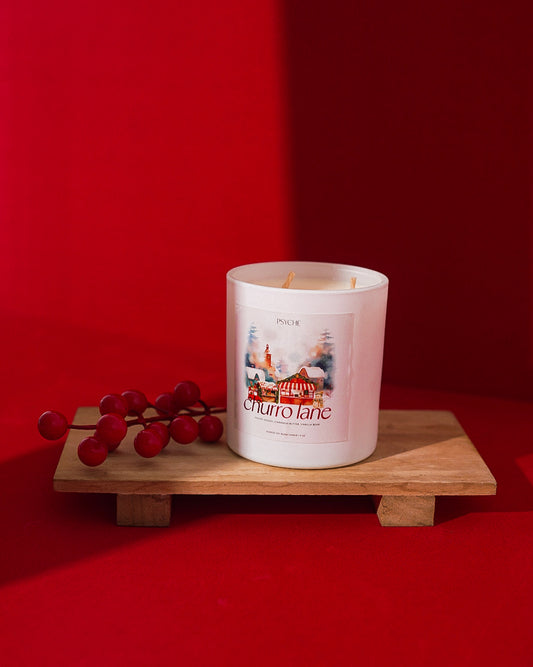 Churro Lane Christmas Candle
