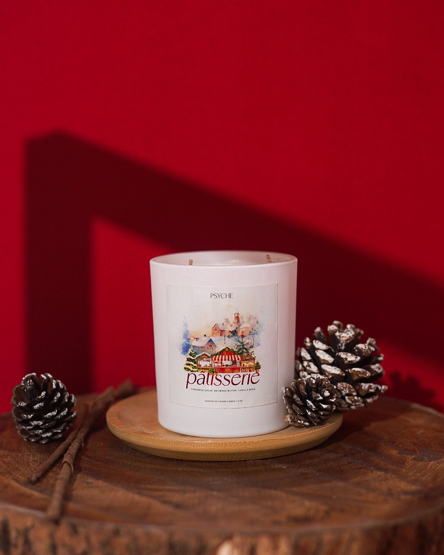 Pâtisserie Christmas Candle